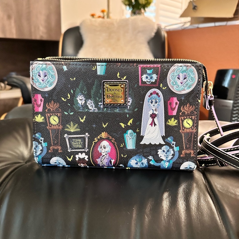 Disney haunted mansion Dooney & Bourke crossbody bag.